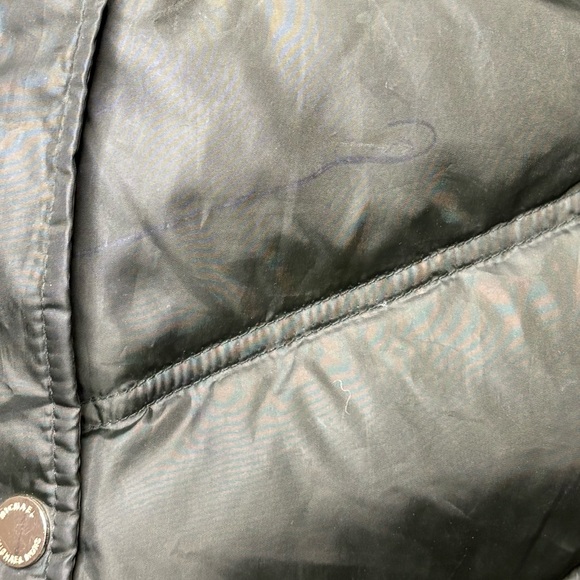 Michael Kors Olive Puffer Jacket with Fur Trim - Picture 8 of 15